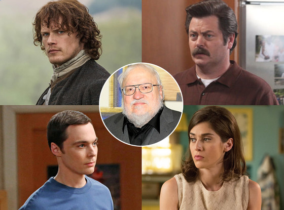 George R. R. Martin, Outlander, Parks, Big Bang, Masters of Sex George R. R. Martin, Outlander, Parks, Big Bang, Masters of Sex